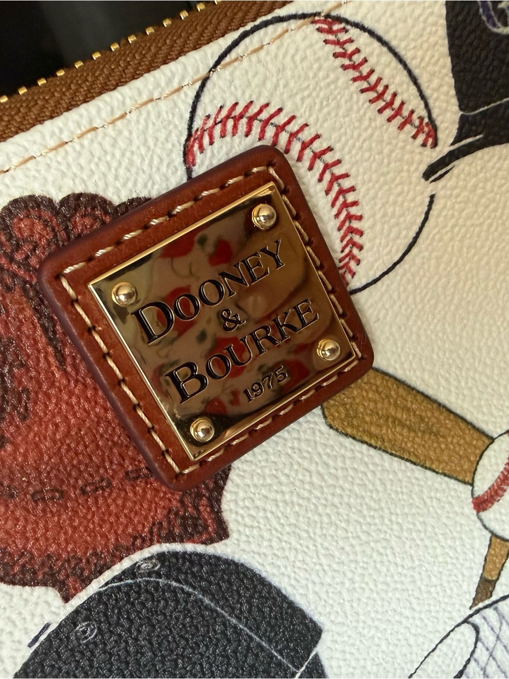 Dooney & Bourke baseball Colorado Rockies zip around wallet wristlet LTD ED - Picture 8 of 15